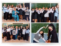 Выпускной альбом нормальный для 11 класса от 10 разворотов Москва Санкт-Петербург заказать выпускной альбом